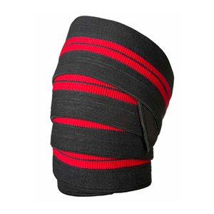 Entrenamiento Fitness Levantamiento de pesas Muñequera Envolturas para rodilla Calidad Premium Levantamiento de pesas pesado Material elástico Rodilleras - Product Image 1