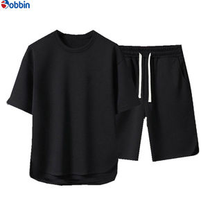 Conjunto de Pantalones Cortos de Algodón Cómodos y Transpirables para Hombre, Colección de Verano Unisex, Nuevo Conjunto Deportivo Corto Personalizado para Hombre, Talla Grande - Product Image 3