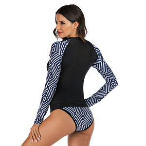 Camiseta de Protección Solar UPF50+ de Manga Larga para Mujer, Antibacteriana, Transpirable, Ecológica, de Secado Rápido, Personalizable, para Natación y Surf - Product Image 4