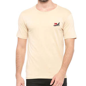 Camiseta de algodón 100% para hombre, informal, de verano, con color y talla personalizados, material ligero y duradero, corte holgado. - Product Image 1