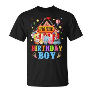 Maglietta Promozionale per Festa di Compleanno 1 Anno a Tema Circo e Carnevale per Bambino - Abbigliamento per Occasioni Speciali - Product Image 1