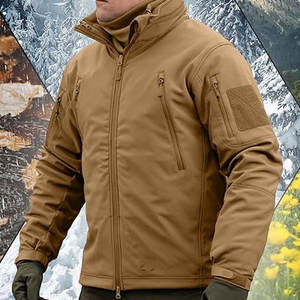 Hommes coupe-vent tactique homme vestes 100% Nylon coupe-vent veste extérieure pour homme grande taille Polyester tactique hommes vestes - Product Image 2