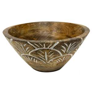 Cuencos de sopa de madera modernos de alta calidad con hueso de cuerno y acabado de resina epoxi decoración del hogar Bandejas para servir Material Natural - Product Image 4