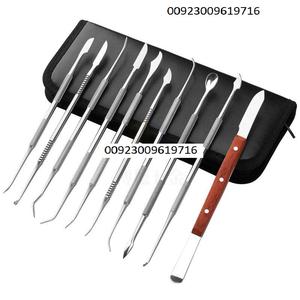 Dental Instruments Set 5 Pieces Stainless Steel Dental Kit Dental Instruments Surgical <b>Cleaning</b> <b>Teeth</b> <b>Tool</b> - Product Image 3