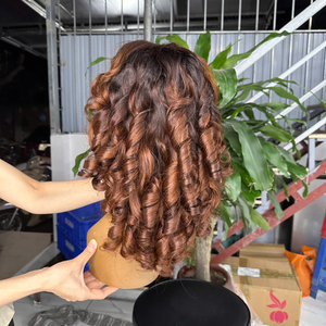 วิกผมแท้วิกผมคนจากเวียดนามวิกผมลอนแท้วิกผมแท้แบบดั้งเดิม - Product Image 4