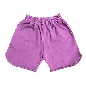 Pantalones Cortos Deportivos de Algodón Personalizados de Alta Calidad para Hombre, Venta al por Mayor, Felpa Francesa, Corte de Borde, Diseño Liso con Bolsillos - Product Image 1