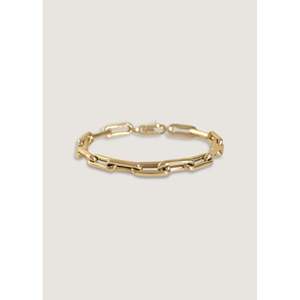 สร้อยข้อมือแบบโซ่โรมโบลด์ลิงค์  ทอง 14K 18K แพลตตินั่ม และโรสโกลด์ ชุบโรเดียม ประดับเพชรและมุก สไตล์ศาสนา - Product Image 1