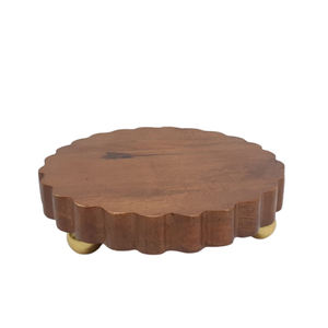 แท่นโชว์เค้กทรงกลมทำจากไม้และ Meena ทำจากธรรมชาติสำหรับงานแต่งงานงานวันเกิดปาร์ตี้ขายส่งจำนวนมาก - Product Image 6