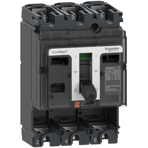 Interruttore Automatico SCHNEIDER ELECTRIC C10F3D Basic Frame ComPacT NSX100F DC 36kA/750VDC 3 Poli 100A - Product Image 1