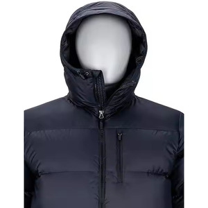 Veste à bulles d'hiver pour hommes en gros avec col montant et fermeture à glissière Nouveau design rembourré moelleux - Product Image 3