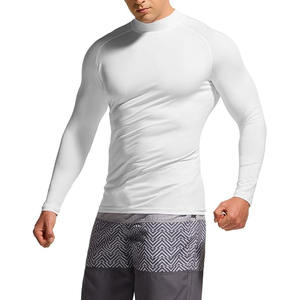 Transpirable Rash Guards OEM Service Plain Camisas de compresión para hombres Venta al por mayor Premium Quick Dry Rashguards - Product Image 1