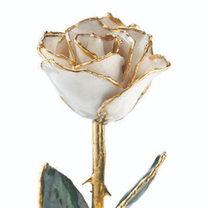 Design Antique Or 24k Rose Rouge Couleur Rose Métal Matériel Plaqué Or Vente en Gros Mariage Roses Décoratives au Prix de Grossiste - Product Image 3