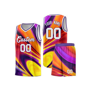 Ensemble d'uniformes de basket-ball d'entraînement personnalisables pour hommes vêtements de sport imprimés par sublimation pour une équipe de taille plus design respirant - Product Image 5