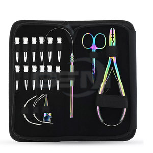 Kit de Herramientas para Extensiones de Cabello de Acero Inoxidable Multicolor, Marca GEMSTONE ENTERPRISES, Duradero, Reutilizable, Opción de Logotipo Personalizado - Product Image 1