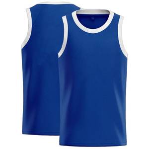 Camisetas sin mangas de baloncesto personalizadas para hombre, camisetas tejidas de malla de algodón con estampado por sublimación de nombre/Número, ajuste holgado informal para todas las estaciones, venta al por mayor DIY - Product Image 1