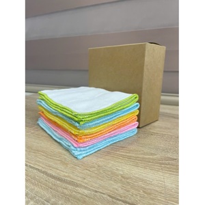 Hypoallergénique 25*35cm OEM ODM couleur unie serviette de cuisine à séchage rapide écologique 100% coton serviette basse quantité minimale de commande réutilisable - Product Image 3