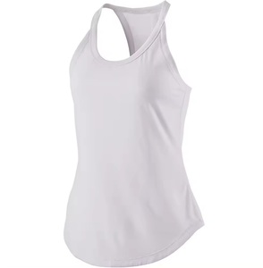 Female Fashion High Quality Quick Dry Breathable Cotton/Polyester Fitness Yoga Tank Top Sleeveless <b>Women</b> Custom Logo Front/<b>Back</b> - Product Image 3