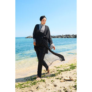 Pareo en mousseline à taille ajustable, maillot de bain décontracté et modeste pour l'été -182 - Product Image 5