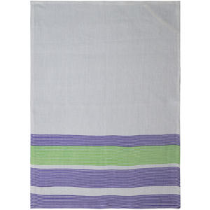 Wholesale Multi-Color <b>Stripe</b> Print Custom Tea <b>Towel</b> Set 25x25 Soft Linen for Kitchen Great Sale - Product Image 1