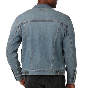 2025 printemps nouveaux hommes décontracté coton Denim veste Style classique mâle marque vêtements lavé rétro bleu jean manteau veste pour hommes - Product Image 2