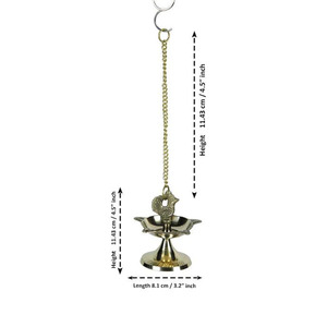 Lanterne de chauffe-plat suspendue parfaite pour toute pièce Porte-lumière de thé suspendu rustique Décor inspiré de Boho - Product Image 3