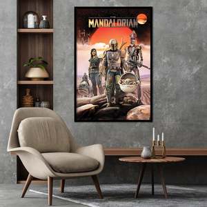 Modern Style Mandalorian <b>Poster</b> Group Wall Decor Paper Material - Product Image 2