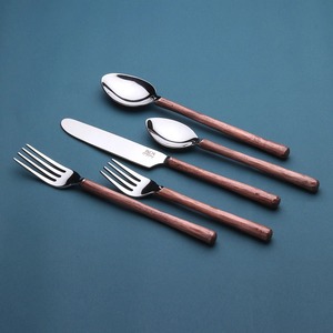 Hanf forgé rustique antique poignées en acier inoxydable 304 ensemble de couverts couverts de sécurité alimentaire couverts hôtel mariage restaurant utilisation - Product Image 5