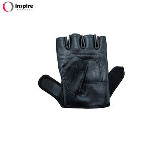 Inspire Apparel logotipo personalizado Fitness guantes de entrenamiento hombres mujeres gimnasio levantamiento de pesas guantes hechos de cuero al por mayor nuevo - Product Image 2