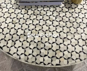 Table basse en bois massif, style moderne rond en noyer, luxe vintage pour salon, décoration intérieure avec rangement, sur mesure OEM - Product Image 6