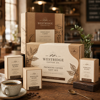Boîtes cadeaux personnalisées AT PACK pour café, pour Noël ou le Black Friday, emballage en papier recyclable pour coffret cadeau de tasse à café