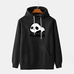 เสื้อฮู้ดโอเวอร์ไซส์แบบสวมหัวลาย300 GSM สำหรับผู้ชายผ้าฟลีซเฮฟวี่เวทสีล้วนมีฮู้ดสำหรับฤดูหนาว - Product Image 1