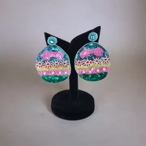 สินค้าขายดีต่างหูลูกปัดทำด้วยมือต่างหูห้อยเครื่องประดับแฟชั่นแบบกำหนดเองต่างหูผู้หญิงผู้หญิง - Product Image 4