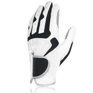 Vente en gros Gants de golf personnalisés pour hommes Cabretta Gants en cuir promotionnel de qualité supérieure pour les activités de plein air par tous les temps - Product Image 2