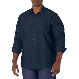 Chemise de travail industrielle à manches longues pour homme, vêtements de travail en polyester de protection - Product Image 4