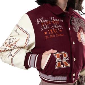 แจ็คเก็ตวาร์ซิตี้สไตล์เรโทร ผสมผสานกลิ่นอาย Letterman ย้อนยุค พร้อมด้วยการตัดเย็บที่ทันสมัยและสวมใส่สบายสำหรับทั้งผู้ชายและผู้หญิง - Product Image 5