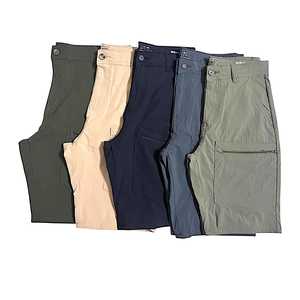 Six poches personnalisé de haute qualité Polyester taille hommes solide blanc décontracté bureau travail Sweat Cargo Shorts pantalon avec poches - Product Image 2