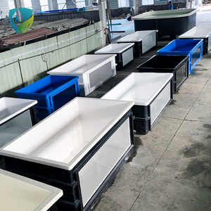 <span class=keywords><strong>Bassin</strong></span> d'élevage de poissons commercial personnalisé en PRV, réservoir d'aquaculture extérieur en fibre de verre avec fenêtre de visualisation en acrylique, grand <span class=keywords><strong>bassin</strong></span> d'exposition pour koïs - Product Image 4