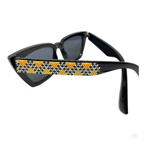 Gafas de sol con cuentas de semillas multicolores de alta calidad, gafas de cristal ecológicas con gafas con cuentas de estilo de moda personalizables - Product Image 6