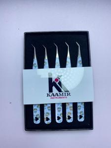 Prix d'usine personnalisé ensemble de pinces à cils en acier inoxydable avec revêtement nouveau design propre nom de marque - Product Image 6