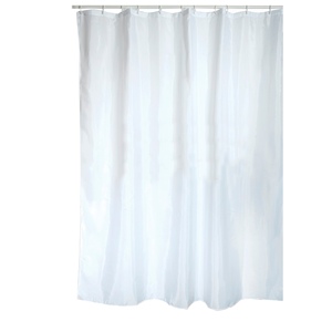 PEVA SHOWER <b>CURTAIN</b> 140X180CM WHITE WITHOUT RING - Product Image 1