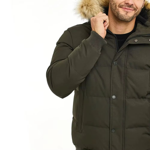 Veste parka pour homme conçue pour un confort quotidien et un climat froid, veste parka pour homme conçue pour une chaleur maximale - Product Image 4