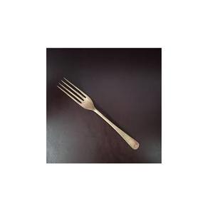 Brass <b>Fork</b> Kitchenware Golden Brass <b>Fork</b> Solid Color Long Handle Western Tableware Gold Brass Cutlery Set - Product Image 1
