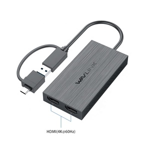 <span class=keywords><strong>Adaptateur</strong></span> USB universel Wavlink WL-UG6902H double affichage 4K 60Hz USB A USB C vers <span class=keywords><strong>HDMI</strong></span> - Product Image 2