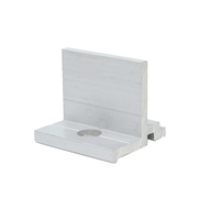 Support solaire EuroHa ESA en aluminium anodisé argenté de haute qualité pour système de carport à montage au sol et sur toit, modules photovoltaïques encadrés, résistant au vent et à la neige