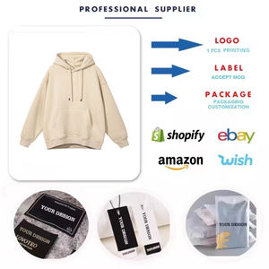 Sweat à capuche surdimensionné pour homme avec logo personnalisé haut de gamme Streetwear en molleton lourd 100% coton pull urbain ultra-doux et de haute qualité - Product Image 3