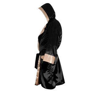 Hot Sale Polyester/Cotton Breathable Anti-Wrinkle Quick Dry Boxing <b>Robe</b> Loose Fit <b>Men</b> Sports Wear Customizable Design Logo MMA - Product Image 5