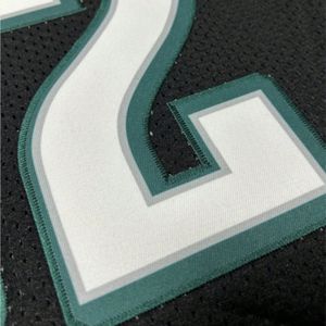 Camiseta Deportiva Retro con Malla de Orificios de Ventilación, Fabricación OEM, Parche/Nombre Personalizado Cosido, para Fanáticos del Fútbol Americano, 100% - Product Image 4