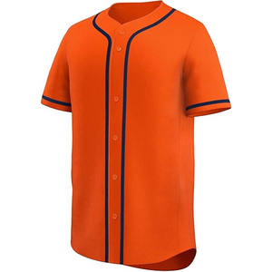 Mens Baseball <b>Jersey</b> Blank Plain Button Down Shirts Short Sleeve Hip Hop Hipster Active Team Sports Uniforms by <b>Dress</b> Sports - Product Image 4