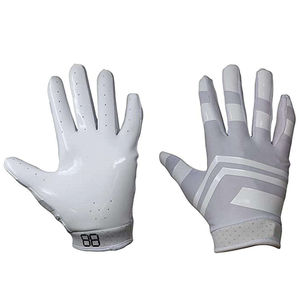 Gants de receveur de football américain en cuir synthétique imprimés avec logo personnalisé, prix raisonnable, taille personnalisée, vente en gros - Product Image 5