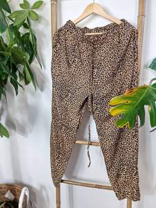 Nuevo lujo Boho RoyalHouse Impresión digital Flowy Animal Sari Pijama Set Cheetah Leopard Traje de noche Tejido para dormir Descanso para - Product Image 5